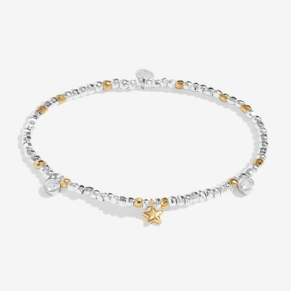 Sparkle Confetti A Little 'One In A Million' Bracelet In Silver And Gold-Tone Plating