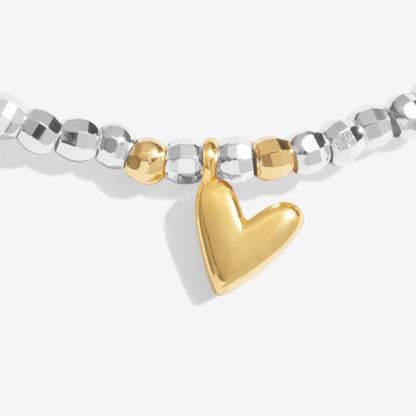 Sparkle Confetti A Little 'Love And Wishes' Bracelet In Silver And Gold-Tone Plating
