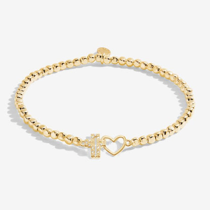 Forever Yours 'Faith' Bracelet In Gold-Tone Plating
