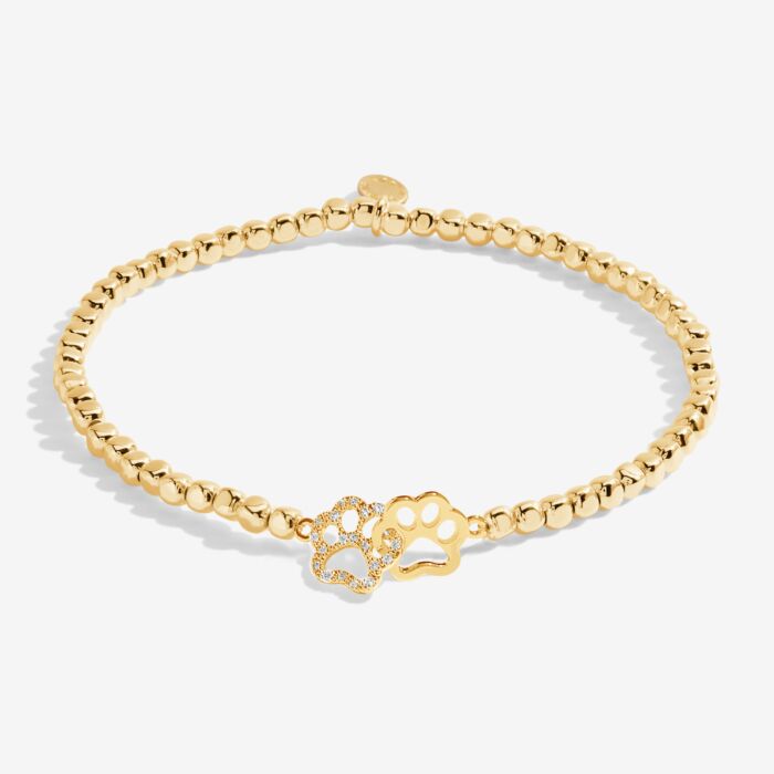 Forever Yours 'Perfect Paw Print' Bracelet In Gold-Tone Plating