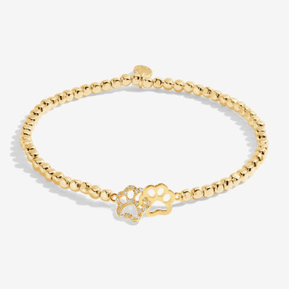 Forever Yours 'Perfect Paw Print' Bracelet In Gold-Tone Plating