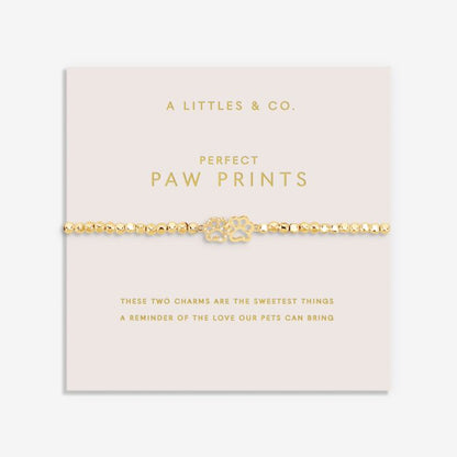 Forever Yours 'Perfect Paw Print' Bracelet In Gold-Tone Plating