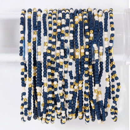 Stretch Seed Bead GAME DAY Bracelets