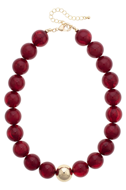 Marjorie Fall Beaded Necklace
