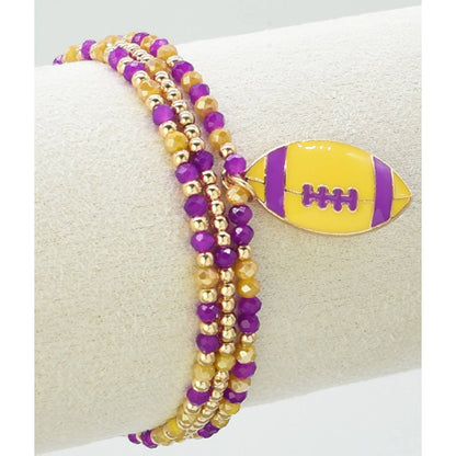 Football Stretch Bracelets