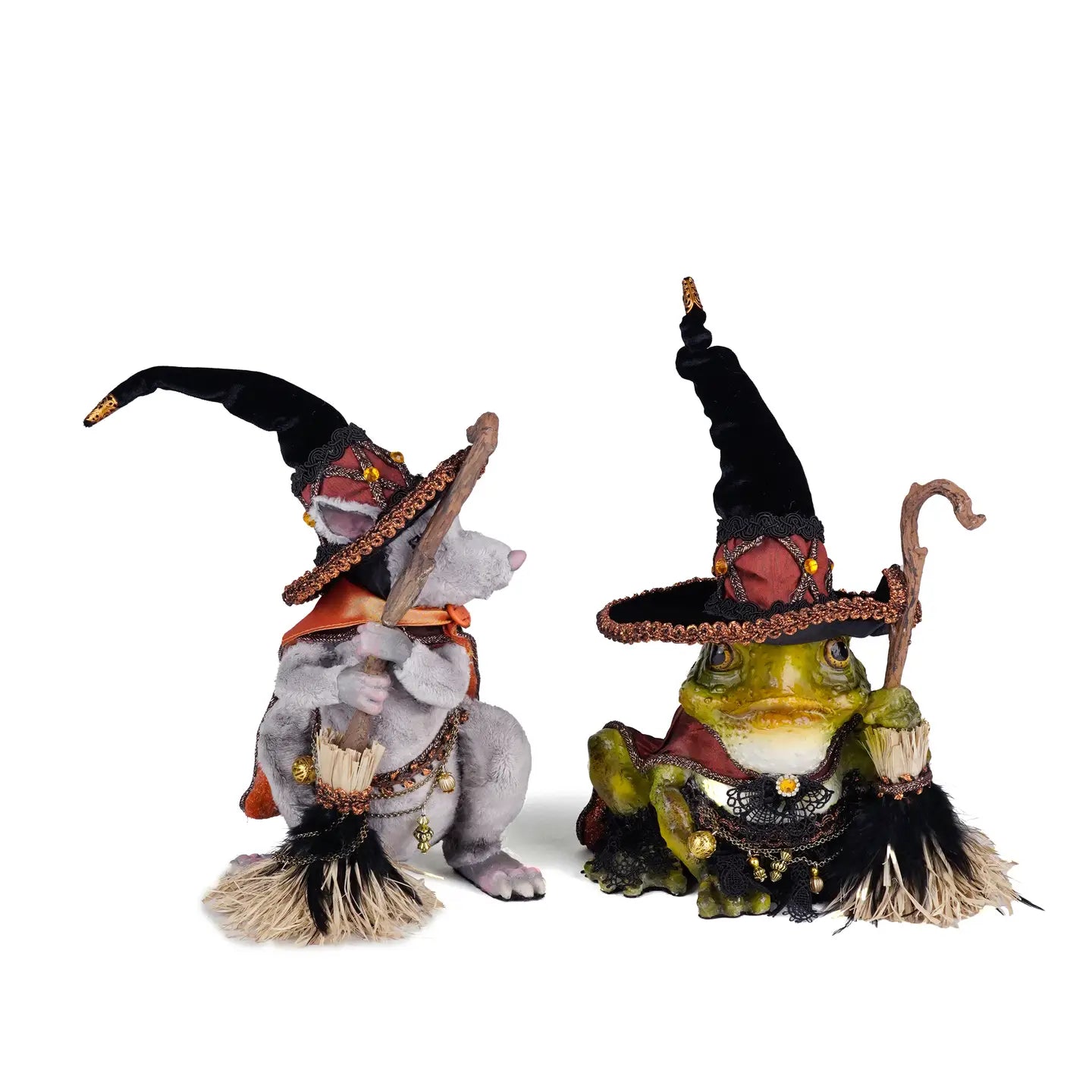 Wh Rat and Frog Witches Assortment of 2 by Katherines Collection