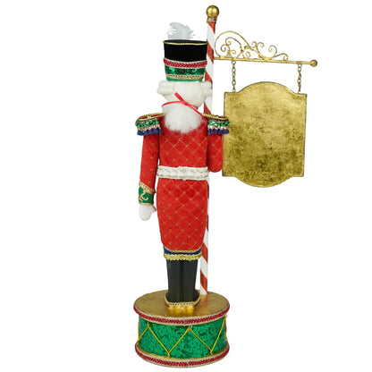 Toy Soldier with Sign by Katherine's Collection