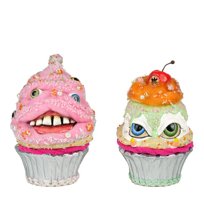 Sticky Sweet Crazy Eyes Cupcakes Assortment of 2 by Katherines Collection
