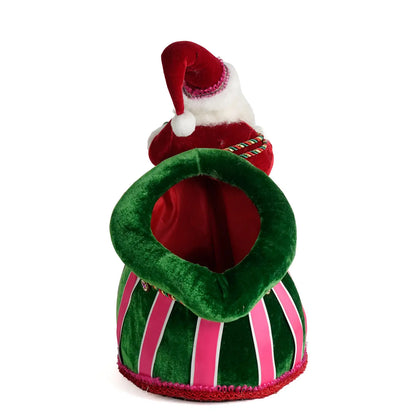 Papa Noel and Bag Candy Holder by Katherine's Collection