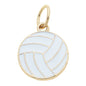 Volleyball Enamel Charm