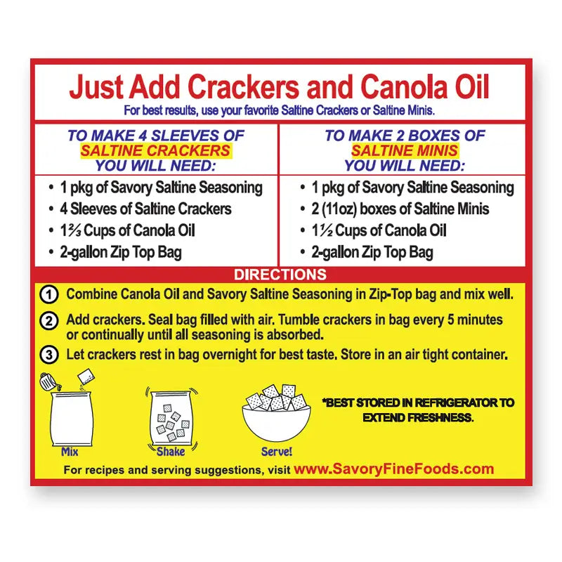 Savory Classic Original Cracker Seasoning