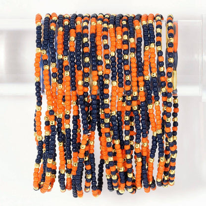 Stretch Seed Bead GAME DAY Bracelets