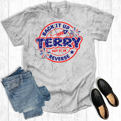 4th Of July Back It Up Terry Comfort Colors Graphic Tee