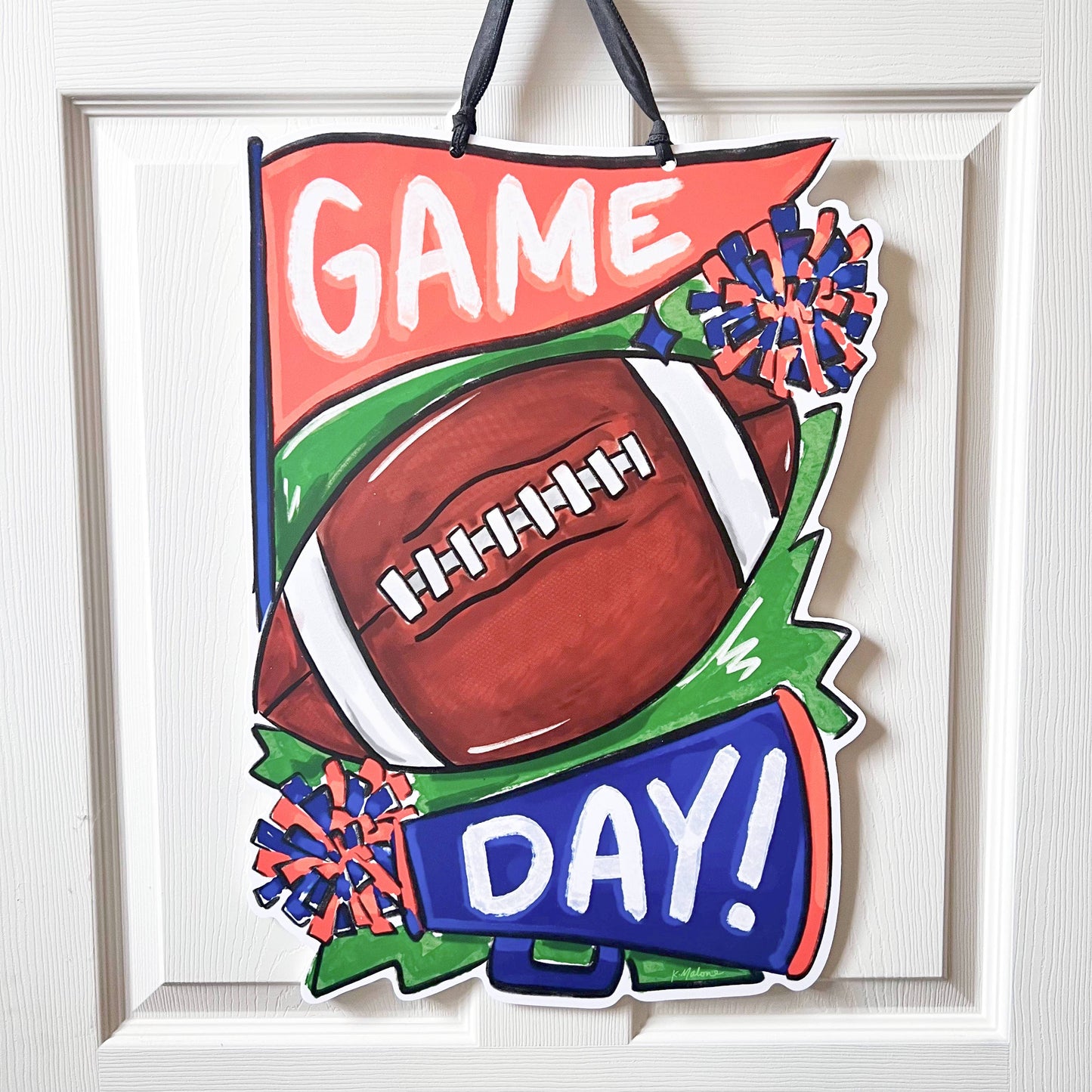 Game Day Customizable Door Hanger