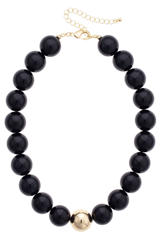 Marjorie Game Day Beaded Necklace