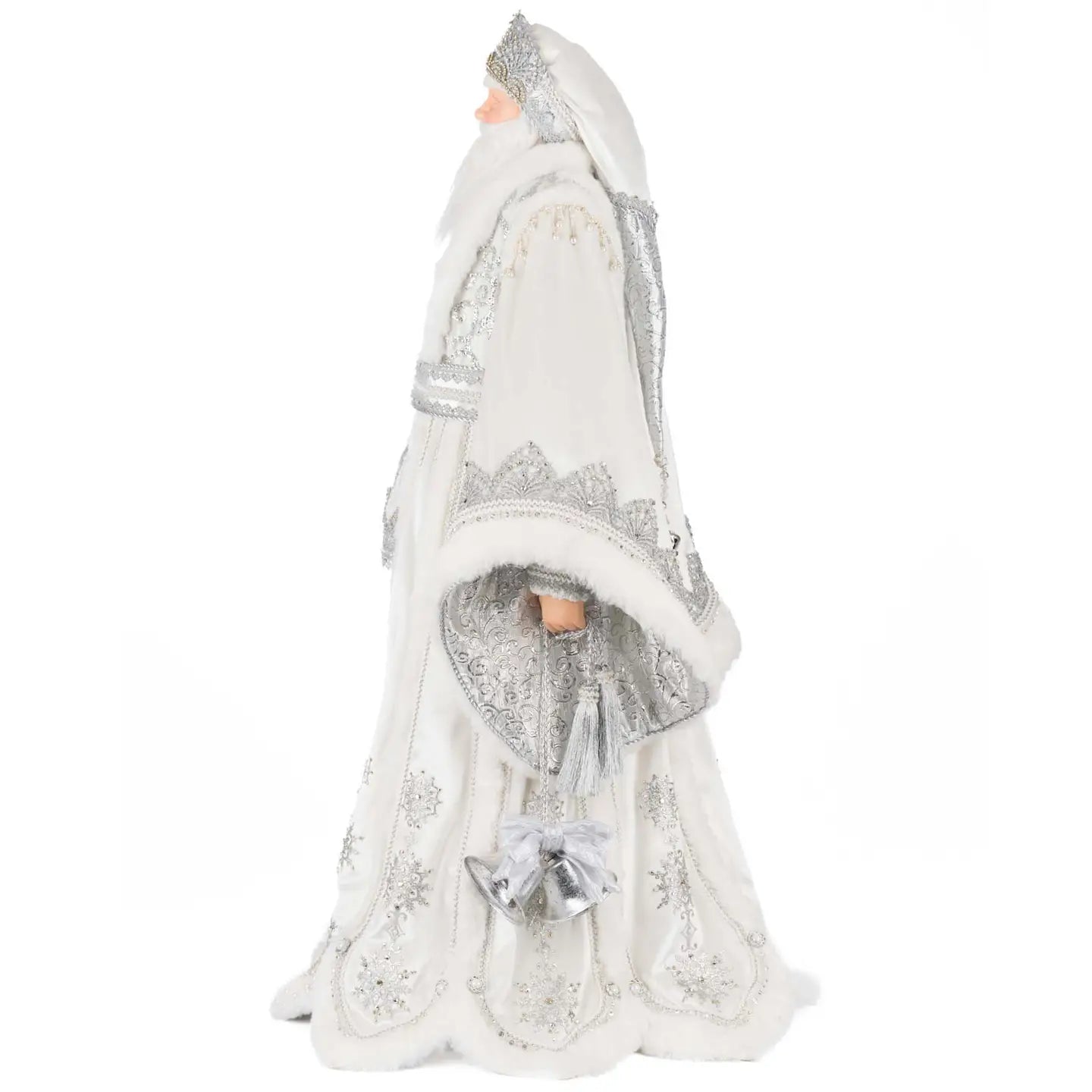 Silver Bells Santa Doll by Katherine's Collection