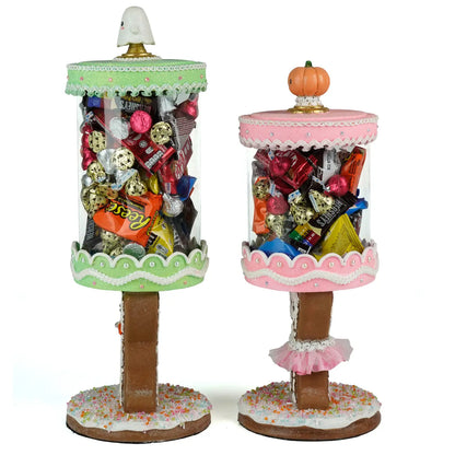 Gingerdead Jack and Jill Candy Canisters Set of 2 by Katherines Collection