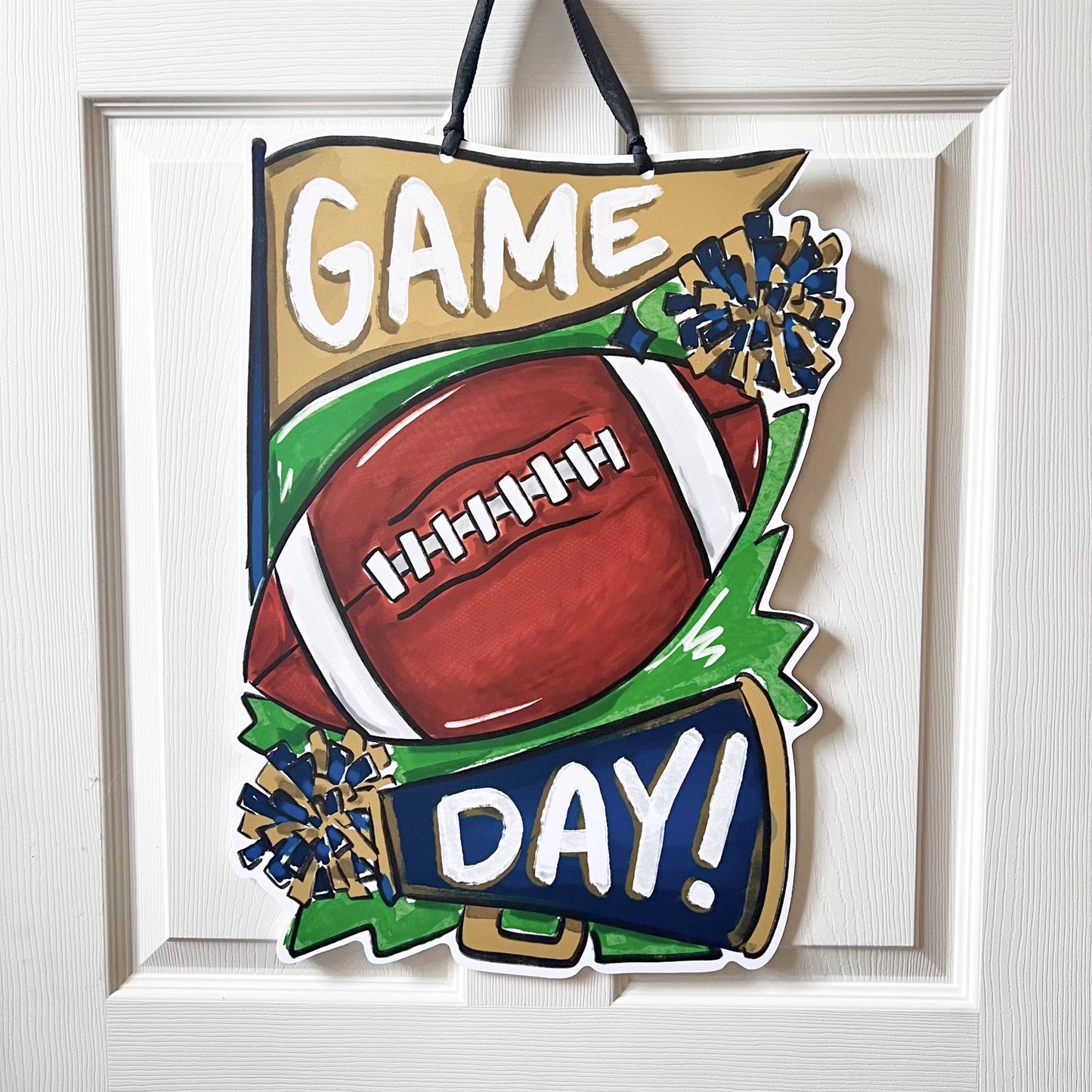 Game Day Customizable Door Hanger