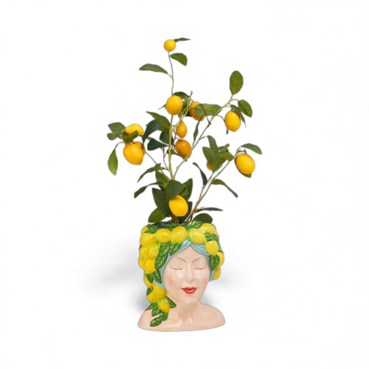 December Diamonds Lemon Lady Head Vase