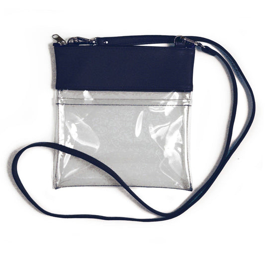 Gameday Crossbody in Vegan Leather - Navy