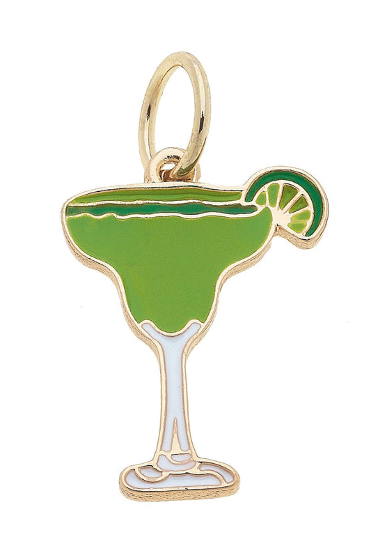 Enamel Margarita Charm in Green