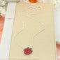 Clemson Tigers Crystal Logo Necklace