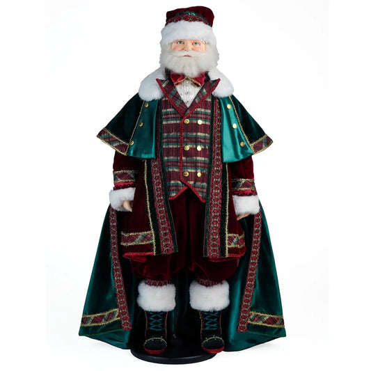 Christopher Tidings Santa Doll 32-Inch by Katherine's Collection