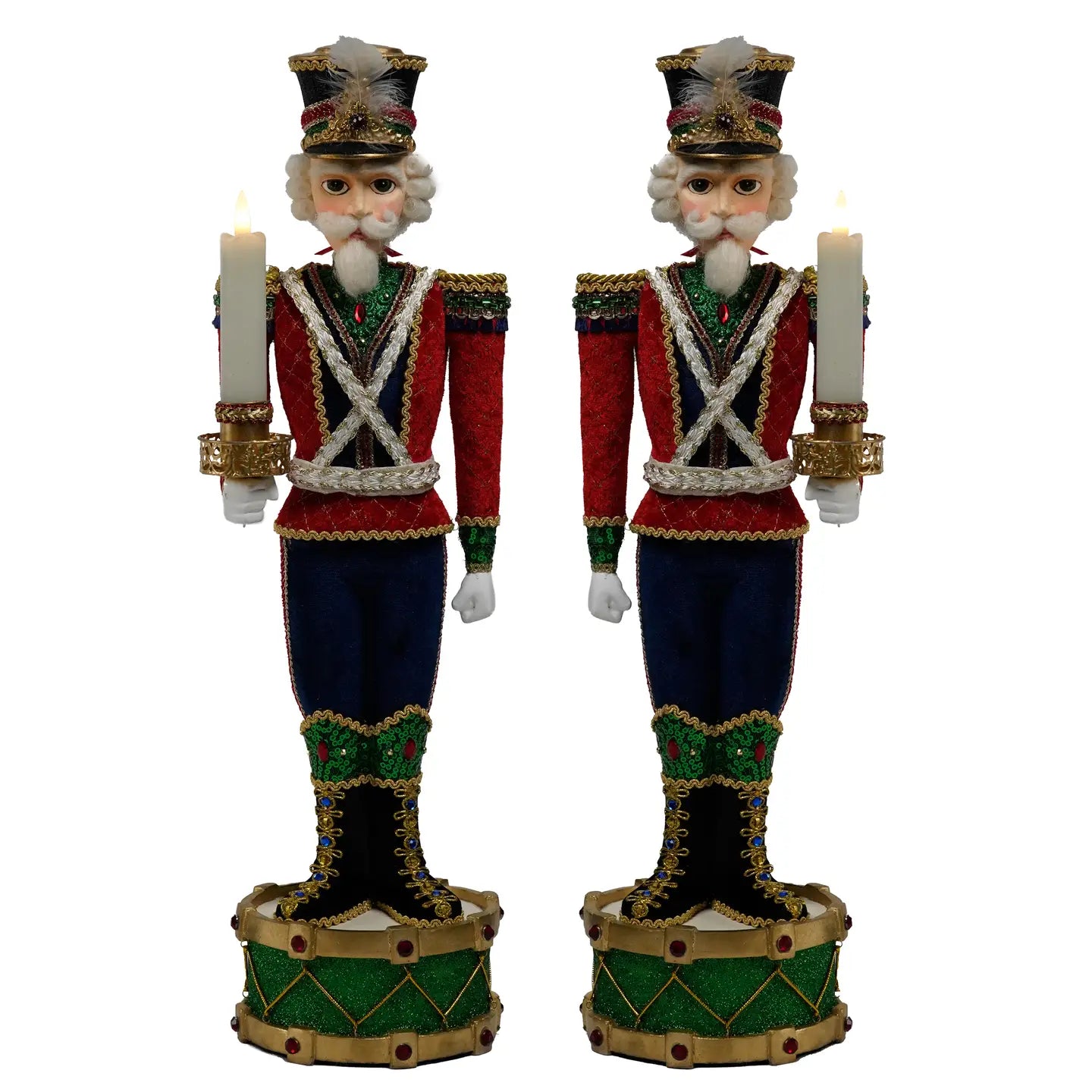 Toy Soldier Candle Holder Assortment of 2 by Katherine's Collection