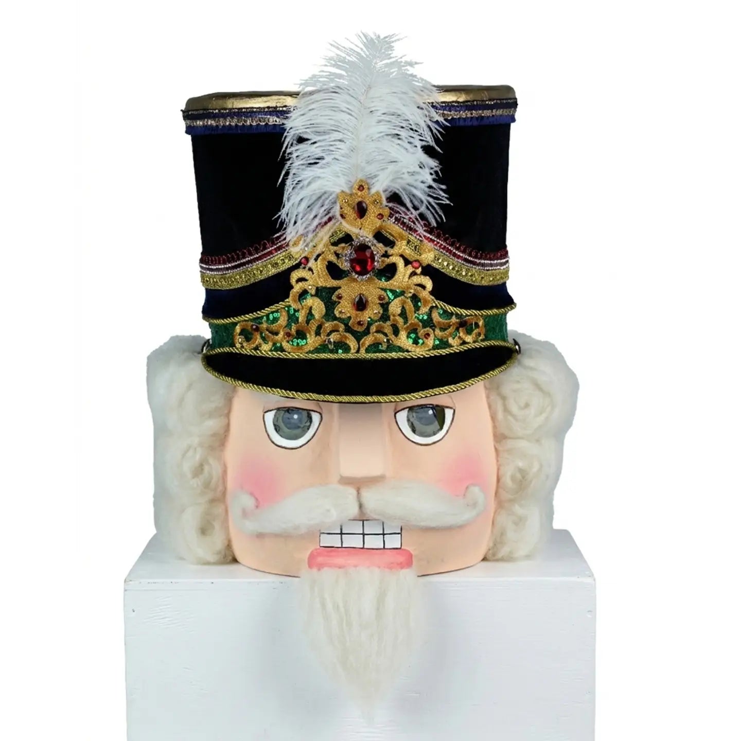 Nutcracker Head Tree Topper or Tabletop by Katherine's Collection