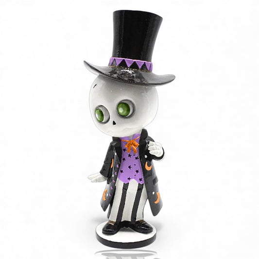 10in Top Hat Skeleton Boy