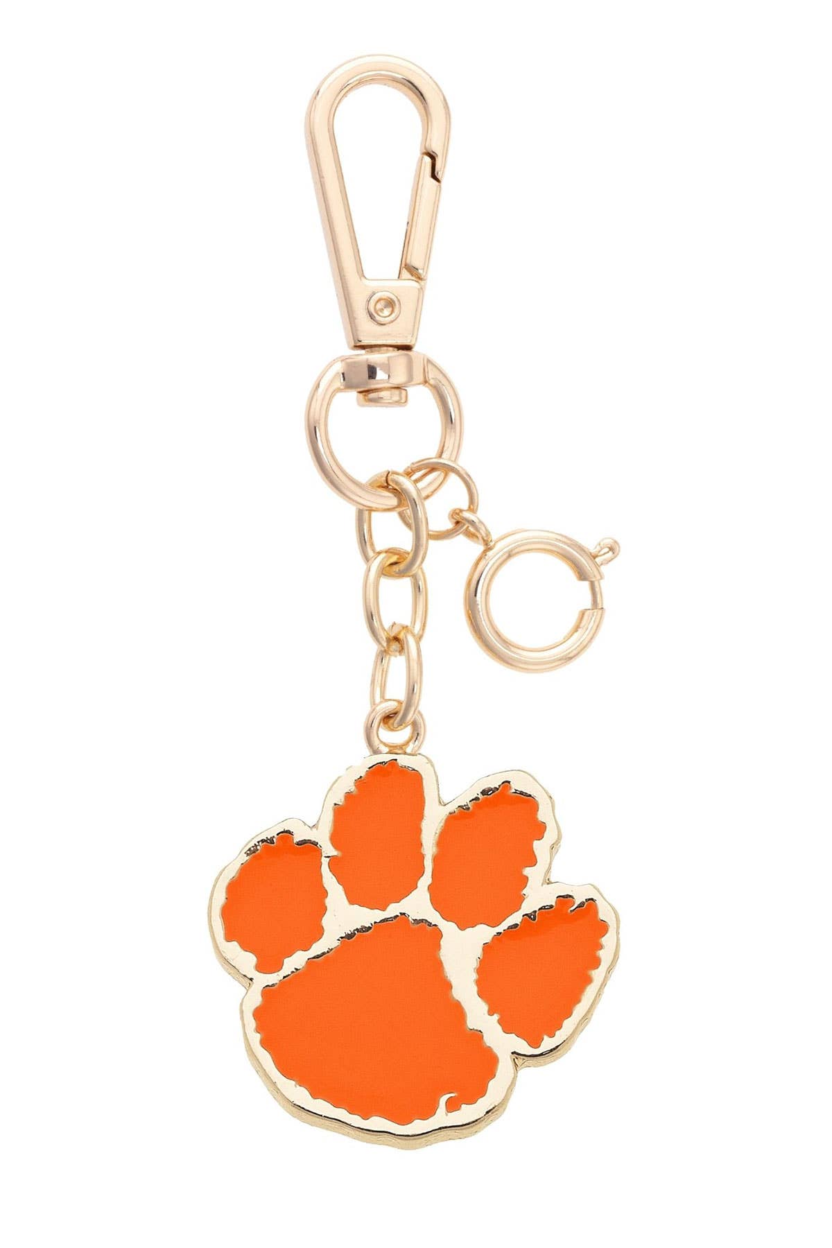 Clemson Tigers Enamel Logo Bag Charm