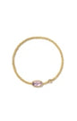 GRAYSON STRETCH BRACELET GOLD AMETHYST