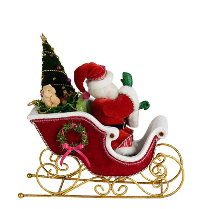 Papa Noel with Sleigh Tabletop by Katherine's Collection