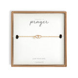 Dainty Bracelet - Gold Double Heart