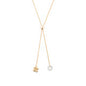 Lariat Charm Necklace - XOXO