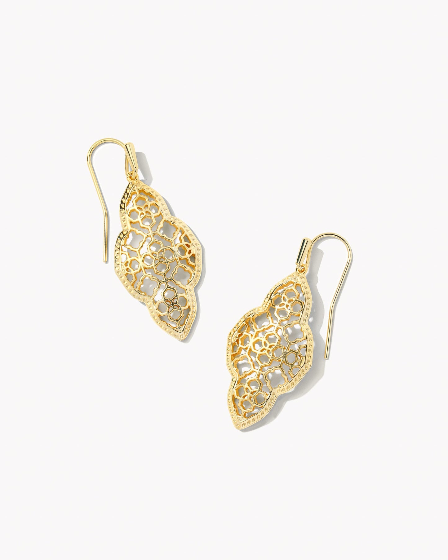 ABBIE DROP EARRINGS GOLD METAL