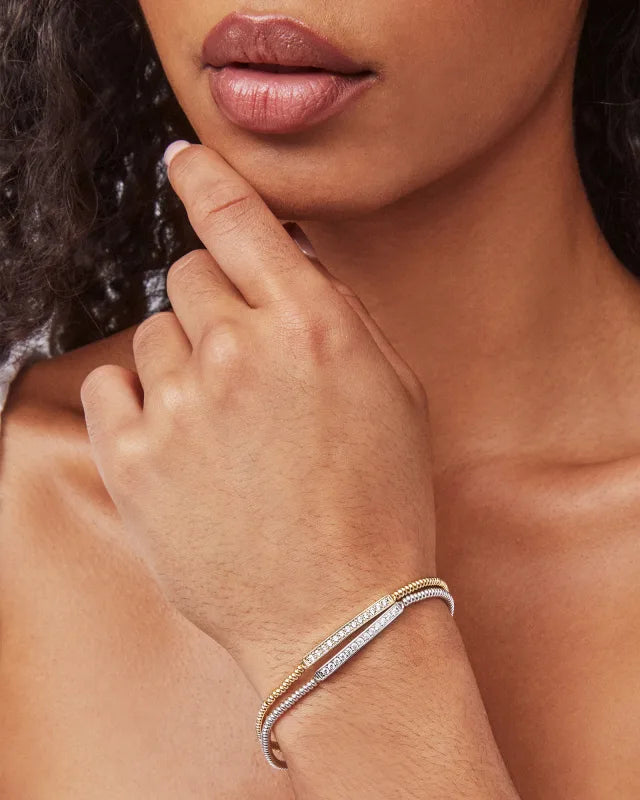 Addison Stretch Bracelet in Silver