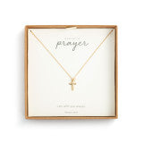 Dainty Cross Necklace - Gold