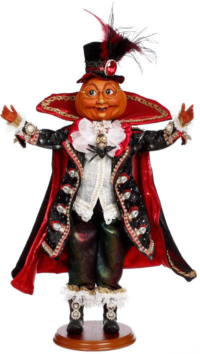 Mark Roberts Halloween Mr. Pumpkin Head Collectible Figurine, Small - 20"