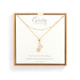 Lariat Charm Necklace - XOXO