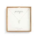 Dainty Cross Necklace - Silver