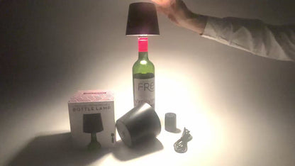 LED TOUCHABLE BOTTLE LAMPSHADE WITH BOTTLE STOPPER IN GB