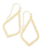 SOPHIA EARRINGS GOLD METAL