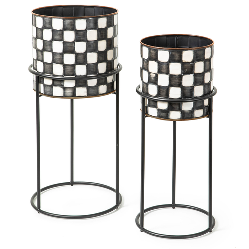 Check It Out Planters, Set Of 2 Mackenzie Childs