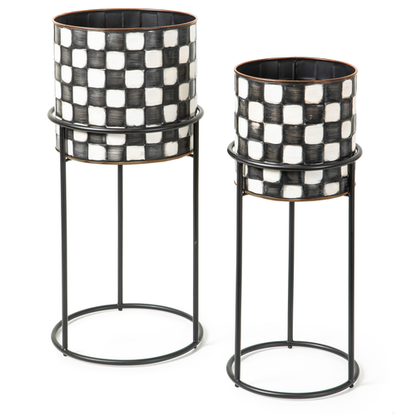 Check It Out Planters, Set Of 2 Mackenzie Childs