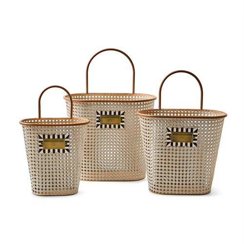 Cane Baskets, set of 3 Mackenzie Childs