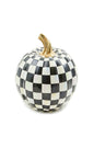 Mackenzie-Childs Courtly Check glossy small pumpkin