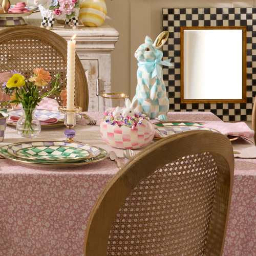 Bubblegum Check Peekaboo Egg Mackenzie Childs