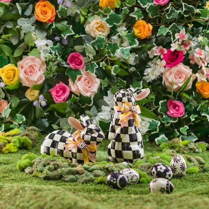 Courtly Check Resting Bunny Mackenzie Childs
