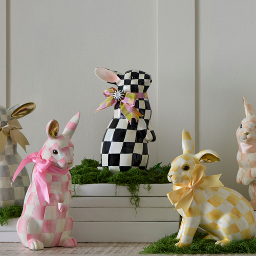 Courtly Check Standing Bunny Mackenzie Childs